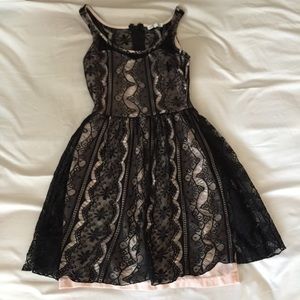 lace skater formal dress